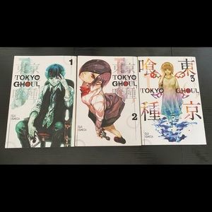 Tokyo Ghoul Manga Volumes 1-3